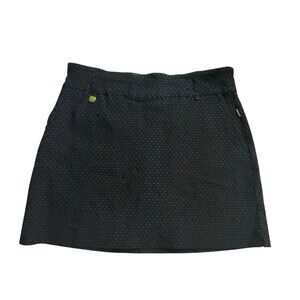 Swing Control Womens Master Core Golf Skort Size 14 Blue Polka Dot Pickleball